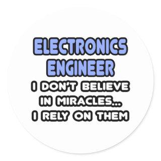 Miracles and Electronics Engineers Classic Round Sticker