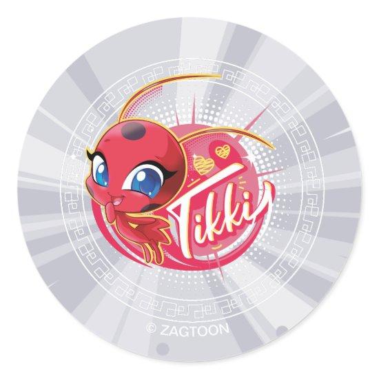 Miraculous Kwami Tikki Classic Round Sticker