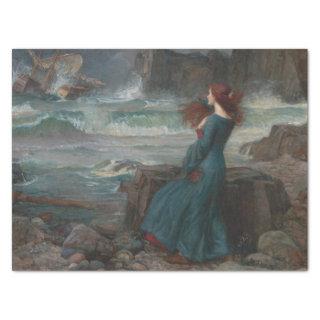 Miranda (by John William Waterhouse) Tissue Paper