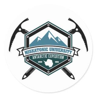 Miskatonic University Antarctic Expedition Classic Round Sticker