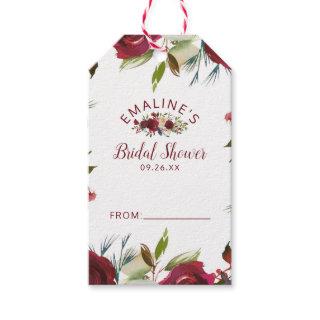 Mistletoe Manor Winter Bridal Display Shower Gift Tags