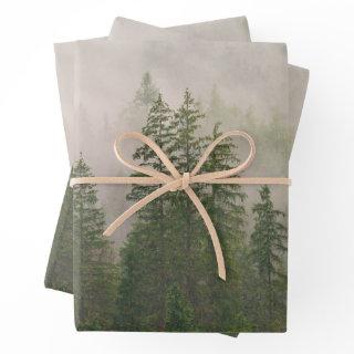 Misty Foggy Forest Trees  Sheets