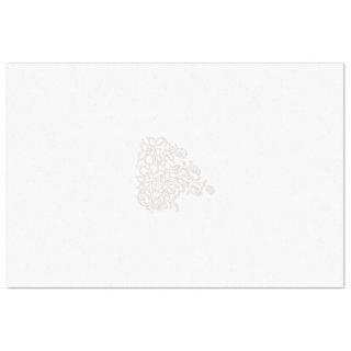 Misty Rose, Flush Mahogany, Decorative Design Tissue Paper