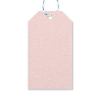 Misty Rose Solid Color Gift Tags