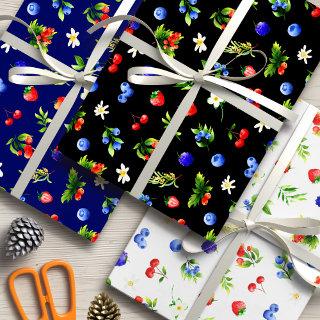 Mixed Berries Pattern  Sheets