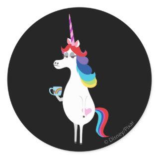 Mixed Emotions Classic Round Sticker