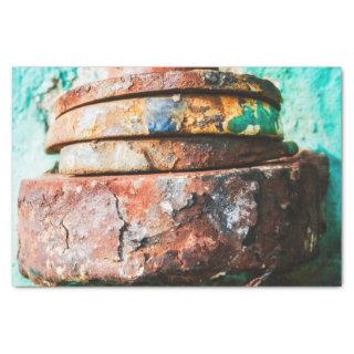 mixed metal race to cake tissue paper