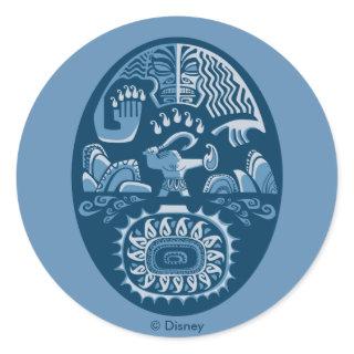 Moana | Maui - Island Lifter Classic Round Sticker