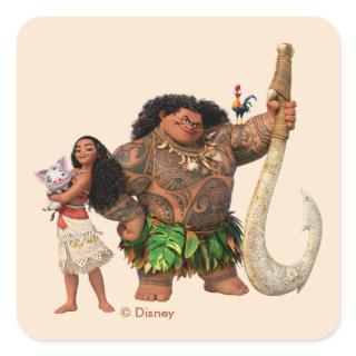 Moana | The Ocean Connects Us Square Sticker