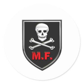 Mobile Strike Force Command Mike Force III CORPS Classic Round Sticker