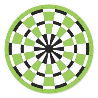 Mod Dartboard Classic Round Sticker