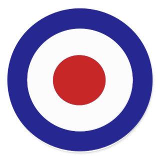 Mod Target Classic Round Sticker
