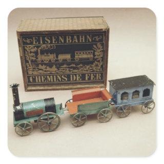 Model railway, c.1870 square sticker