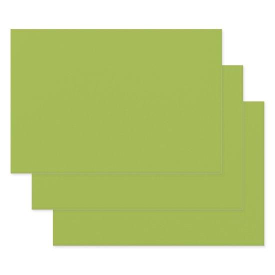 Moderate lime green (solid color) yellow- green  Sheets