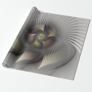 Modern Abstract 3D Shape Fractal Art