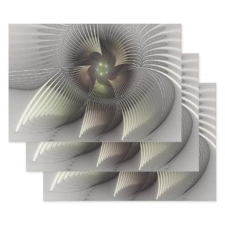 Modern Abstract 3D Shape Fractal Art  Sheets