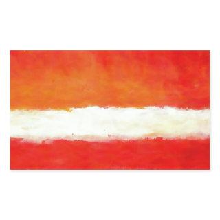 Modern Abstract Art - Rothko Style Rectangular Sticker