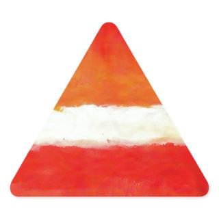 Modern Abstract Art - Rothko Style Triangle Sticker