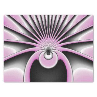 Modern Abstract Crazy Fractal Art Pattern Tissue Paper