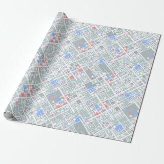 Modern abstract geometric.