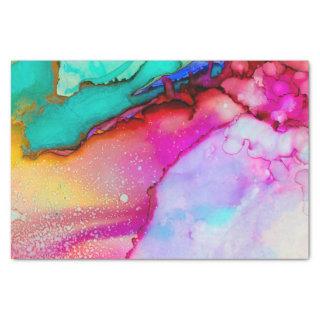 Modern Abstract Marble Watercolor Design Tissue Paper