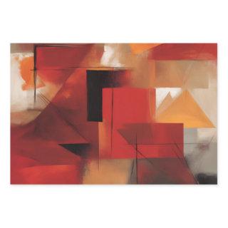 Modern Abstract Shapes Painting Colorful Art  Sheets
