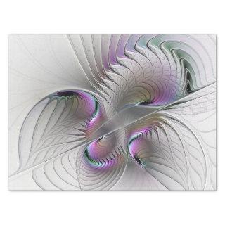 Modern Abstract Shy Fantasy Figure Fractal Art Tissue Paper