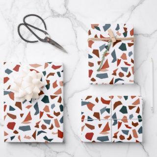 Modern Abstract Terrazzo Pattern  Sheets