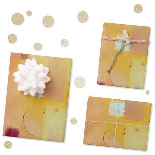 Modern Abstract Yellow  Sheets