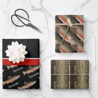 Modern Black and Rust Fisherman's gift  Sheets