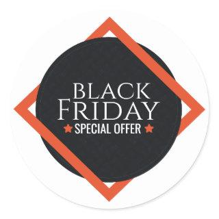 Modern Black Friday Special Offer Stickers