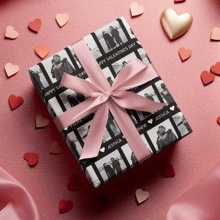 Modern Black & White Valentines | Add Own Photo  Sheets