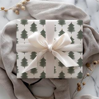 Modern Boho Merry Christmas | Trees | Pine |  Sheets
