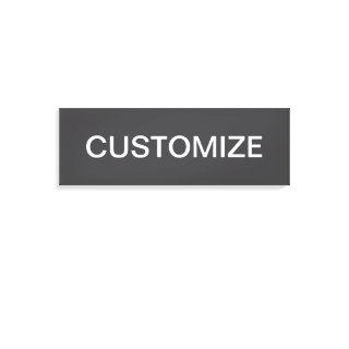 Modern Bold Editable Name, Business or Brand Etc. Canvas Print