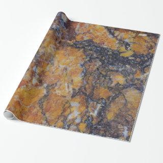 Modern Brown Faux Marble