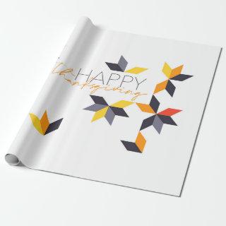 Modern, cheerful design of Happy Thanksgiving