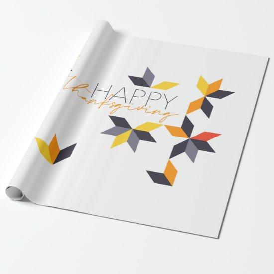 Modern, cheerful design of Happy Thanksgiving