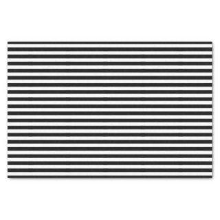 Modern Chic Black White Stripes Pattern Gift Wrap Tissue Paper