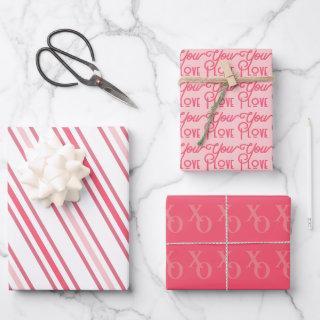 Modern Chic Pink Love Valentine’s Day  Sheets