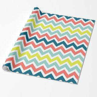 Modern Colorful Chevron Geometric Pattern