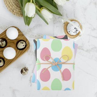 Modern Colorful Egg Pattern Easter