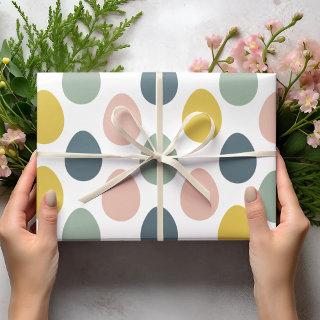 Modern Colorful Eggs Pattern | Easter  Wrapping Pa