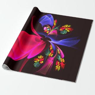 Modern Colorful Floral Abstract Art Pattern #06