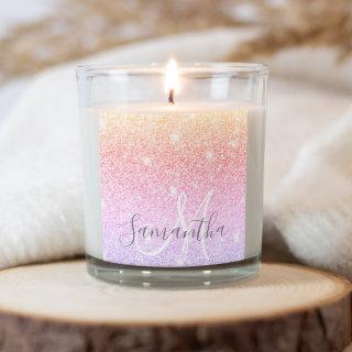 Modern Colorful Glitter Sparkles Personalized Square Sticker