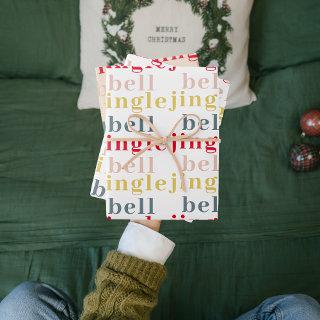 Modern Colorful Jingle Bell Jingle Bell   Sheets