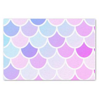 Modern Colorful Lovely Mermaid Seamless Pattern Tissue Paper