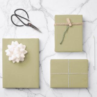 Modern Colors Earthy Green  Sheets
