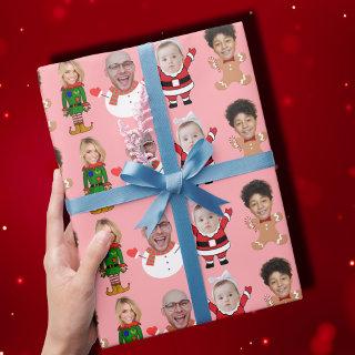 Modern Custom Photo Family Face Photo Christmas