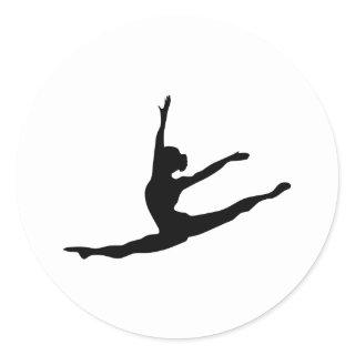 Modern Dancer Classic Round Sticker