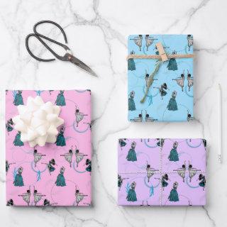 Modern Dancers Gift Wrap Set